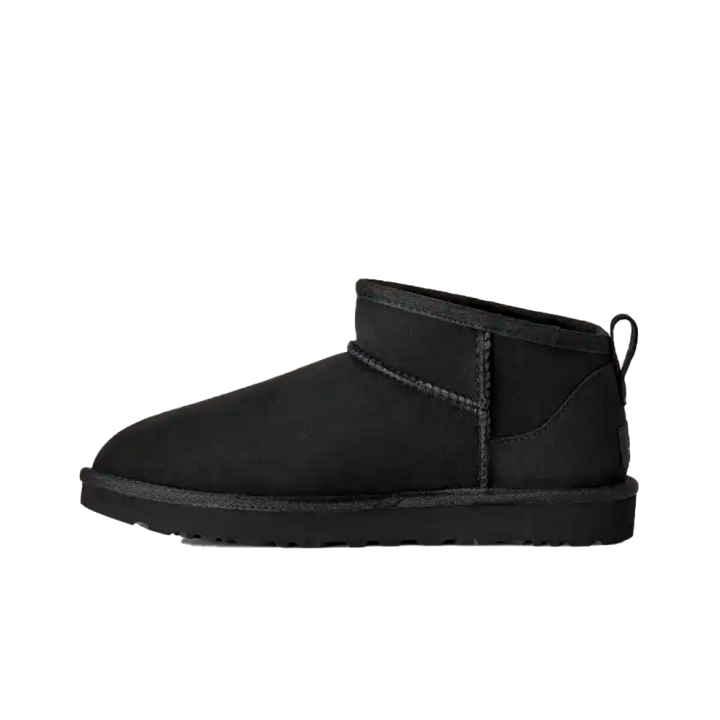 Botines Planos Mujer UGG Classic Ultra Mini Negro