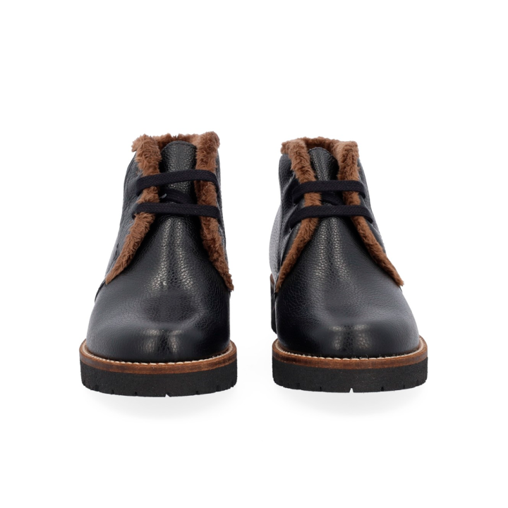 Botines Planos Mujer Pitillos 11566 Negro
