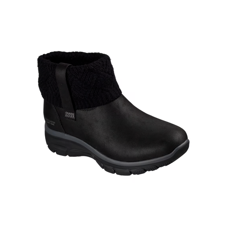 Botines Planos Mujer Skechers Easy Going - Cozy Weather 4 Negro