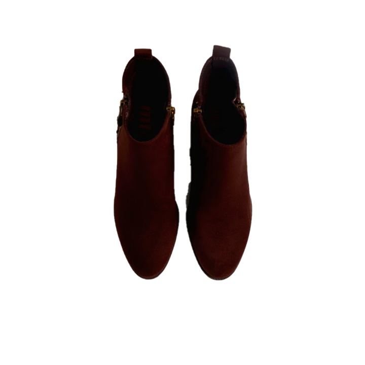 Botines de Tacón Mujer Mustang 56199 Moka