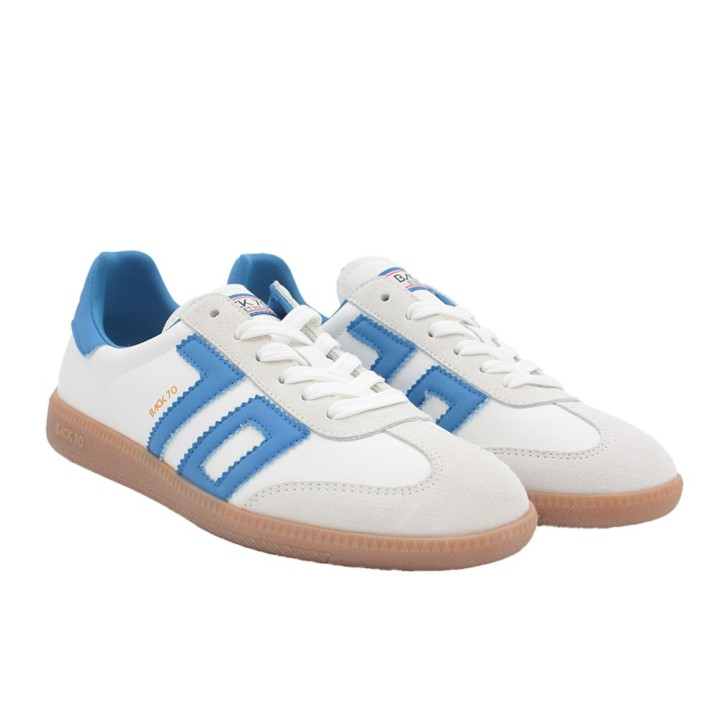 Sneakers Mujer Back 70 108005 Blanco-azul