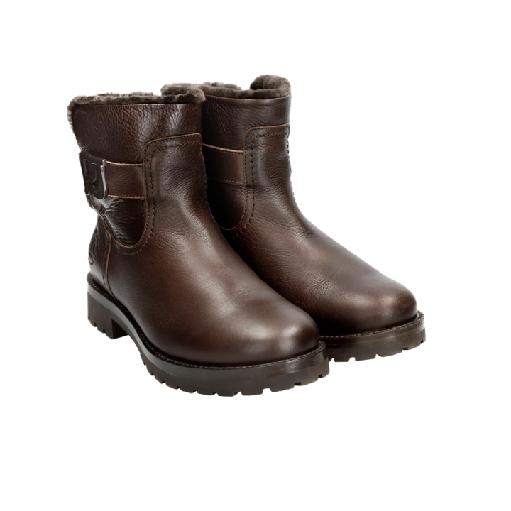 Botines Planos Mujer Panama Jack Javea Marron