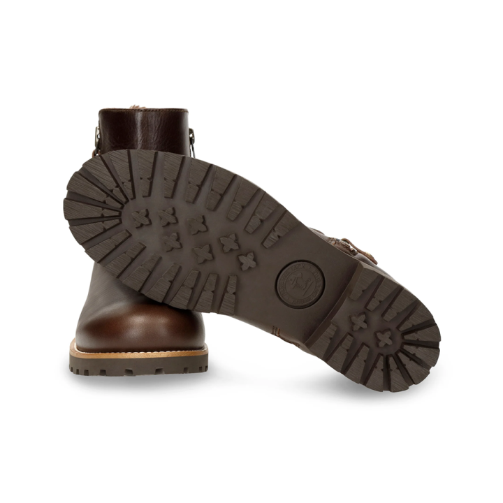Botines Planos Mujer Panama Jack Fiore Trav Marron