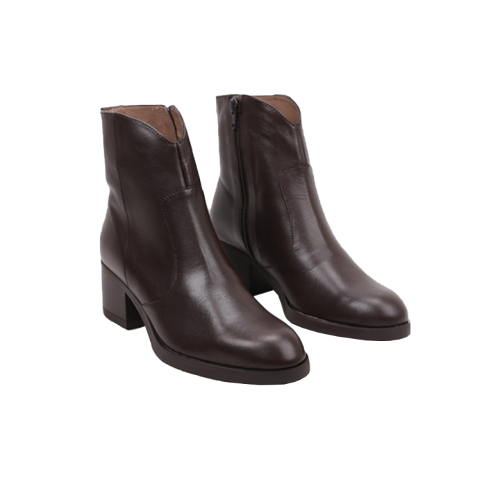 Botines de Tacón Mujer Wonders 6253 Marron