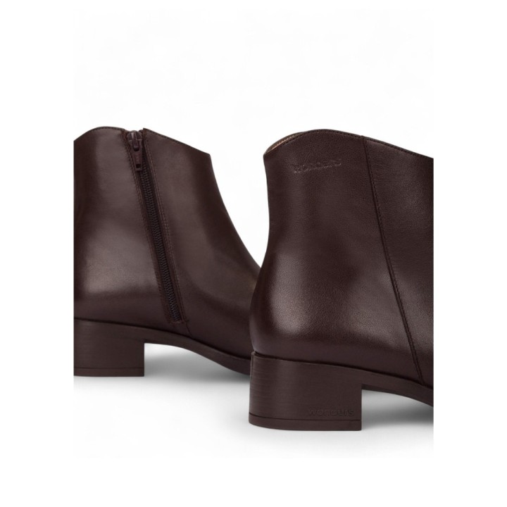 Botines de tacón Mujer Wonders D1801 Marron