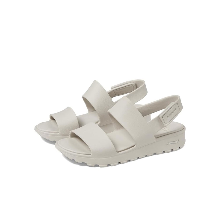 Sandalias Planas Mujer Skechers 111380 Natural