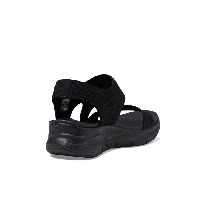 Sandalias Planas Mujer Skechers 119458 Negro