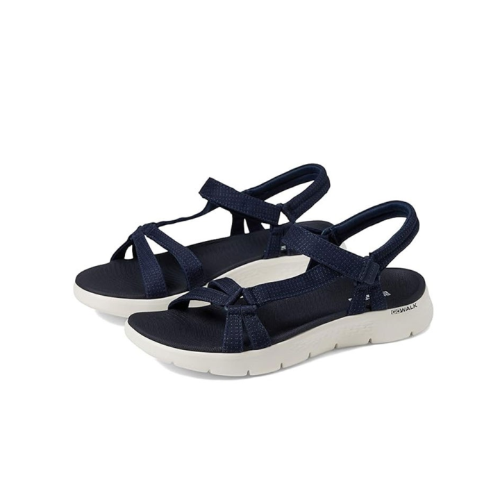 Sandalias Planas Mujer Skechers 141451 Marino