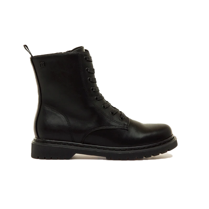 Botines Planos Mujer Mustang Storm Low Negro