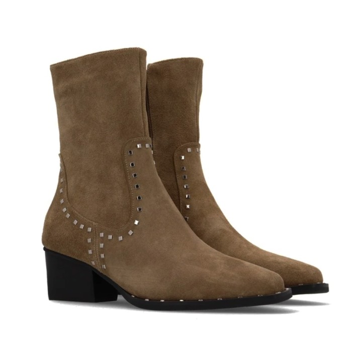 Botines de tacón Mujer Noa Harmon 9762p Taupe
