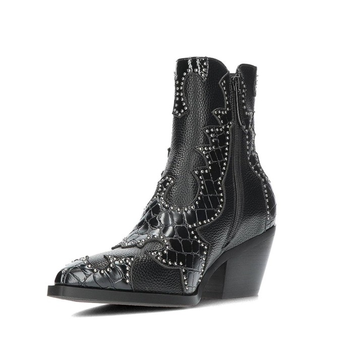 Botines de tacón Mujer Noa Harmon Miranda Negro
