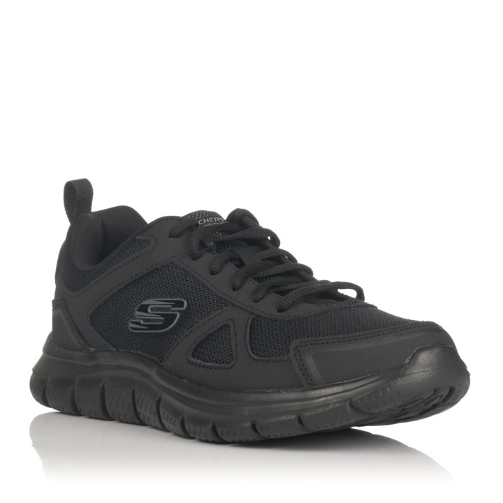 Sneakers Negras Hombres Skechers 52631 Track - Negro-negro