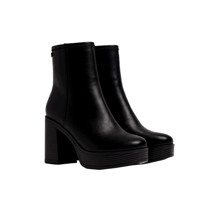 Botines de Tacón Mujer Mustang New 67 Black 56353 Negro