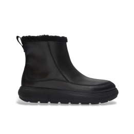 Botines Planos Mujer Fitflop W Iq-Comff Leather Negro