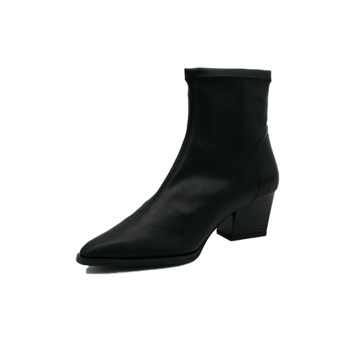 Botines de Tacón Mujer Miss Elastic 78151 Negro