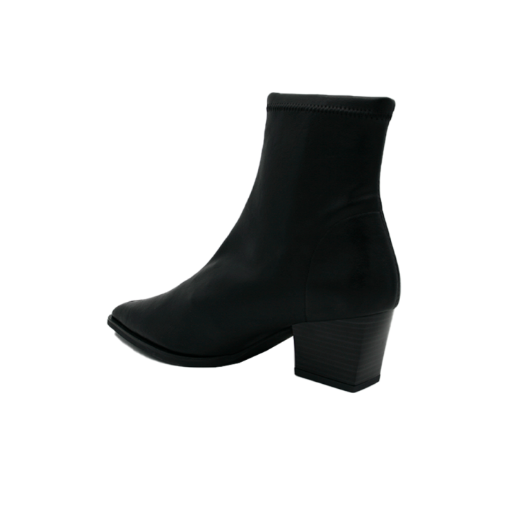 Botines de Tacón Mujer Miss Elastic 78151 Negro