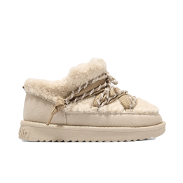 Botines Planos Mujer D.franklin Nordic Lite Sherpa Beig