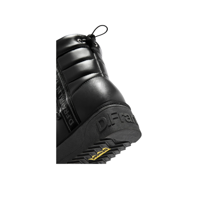 Botines Planos Mujer D.franklin Nordic V2 Bomb Brass Negro