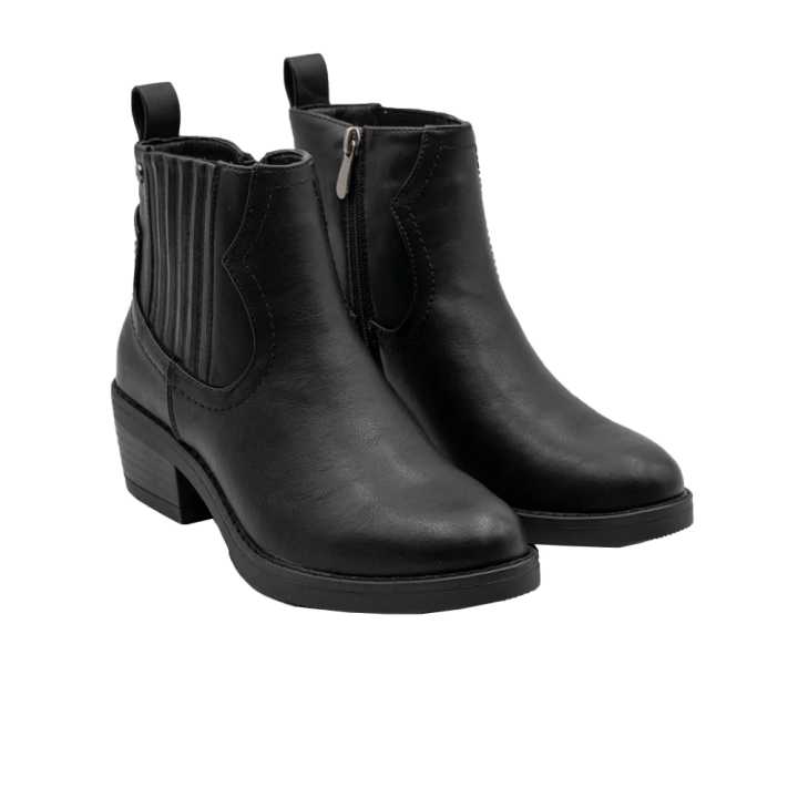 Botines de Tacón Mujer Mysoft 660 Negro
