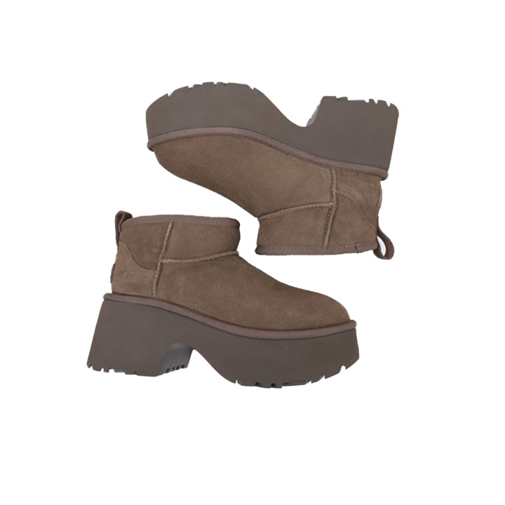 Botines Planos Mujer UGG W Classic Ultra Mini New Taupe