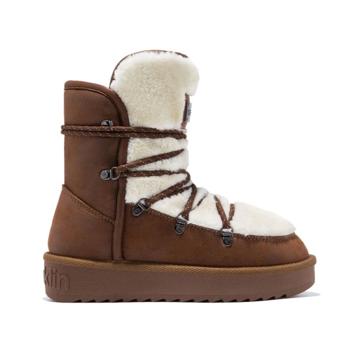 Botines planos D.FRANKLIN DFSH370005 Mujer CAMEL