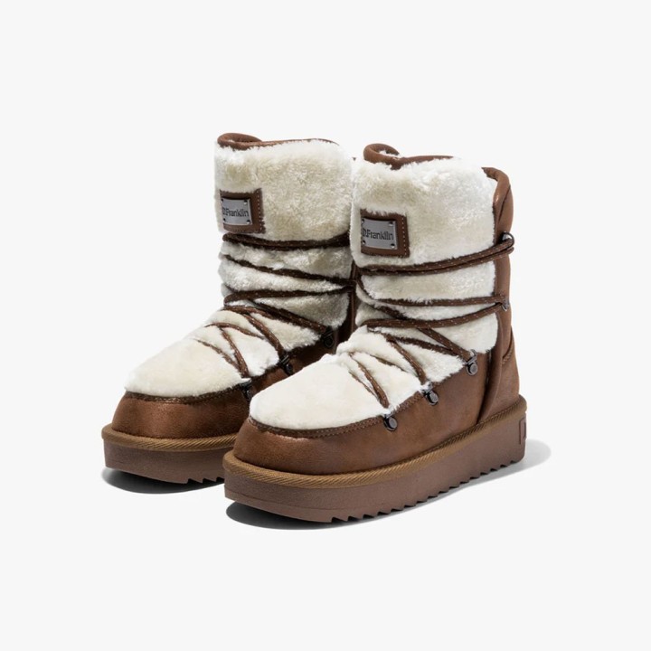 Botines Planos Mujer D.franklin Dfsh370005 Camel