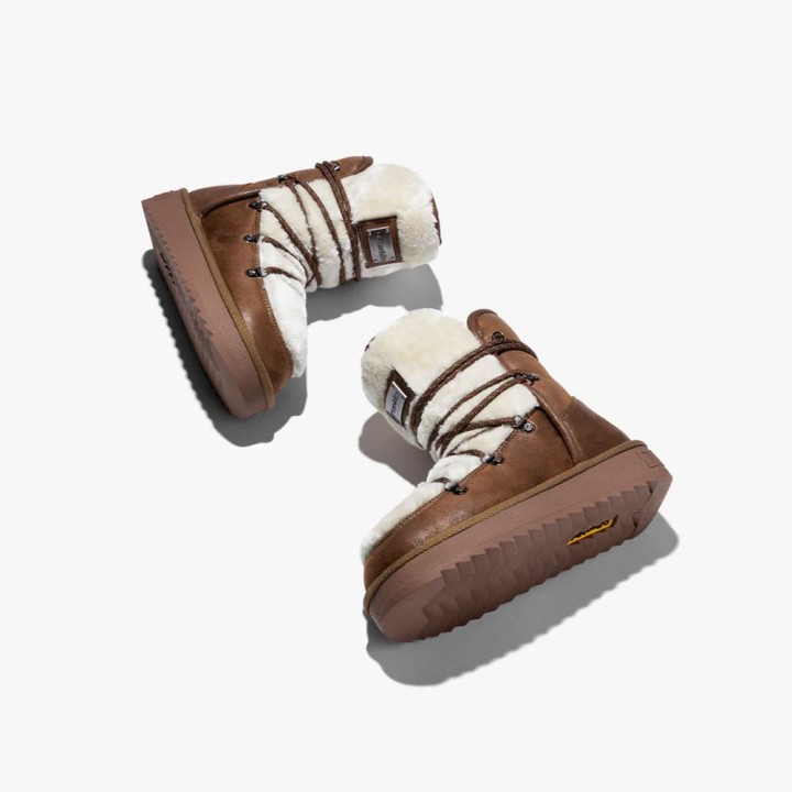 Botines Planos Mujer D.franklin Dfsh370005 Camel
