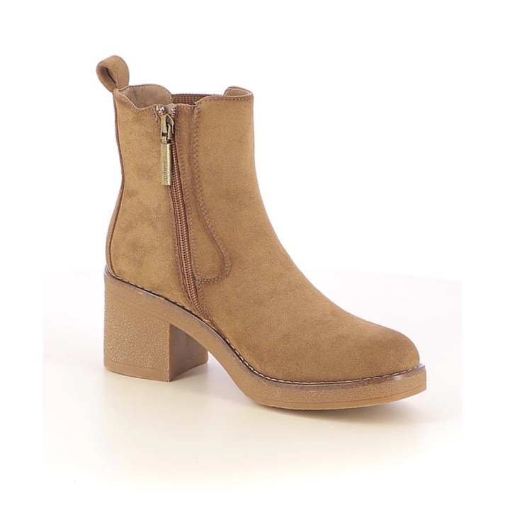 Botines de tacón Mujer Refresh 173039 Beig