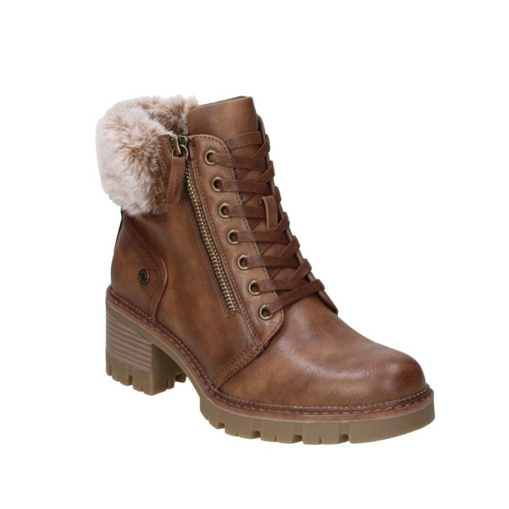Botines de tacón Mujer Refresh 172911 Camel