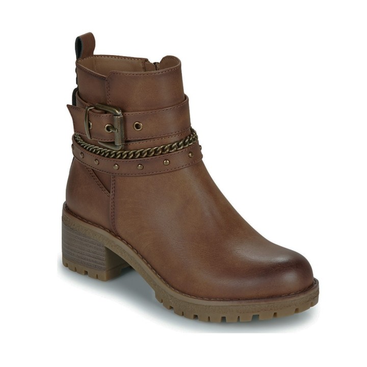 Botines de tacón Mujer Refresh 172918 Taupe