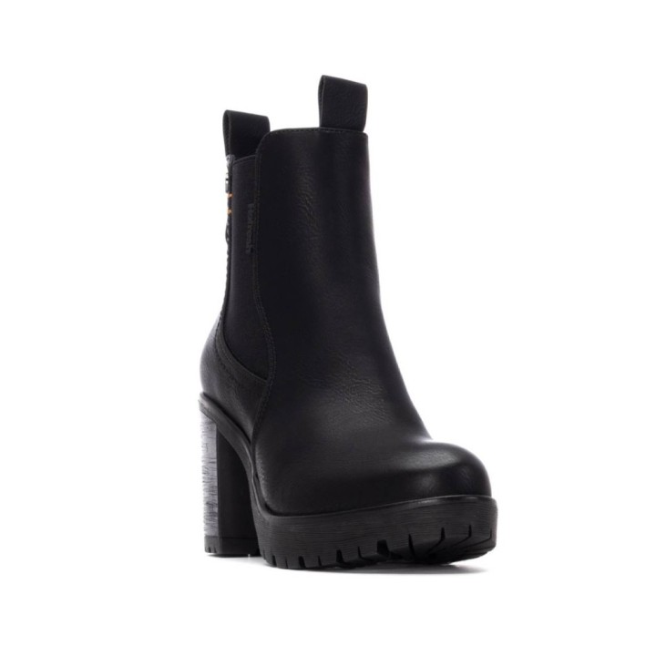 Botines de tacón Mujer Refresh 173200 Negro