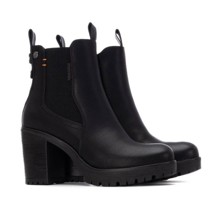 Botines de tacón Mujer Refresh 173200 Negro