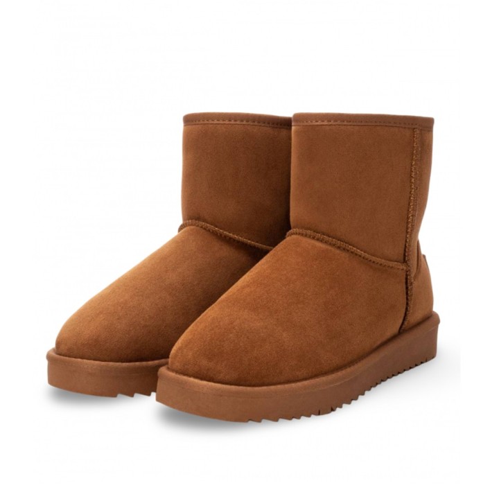 Botines Planos Mujer Xti 144444 Camel