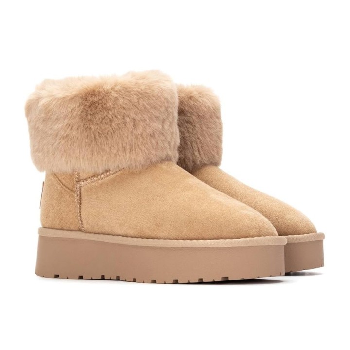 Botines Planos Mujer Xti 144719 Beig