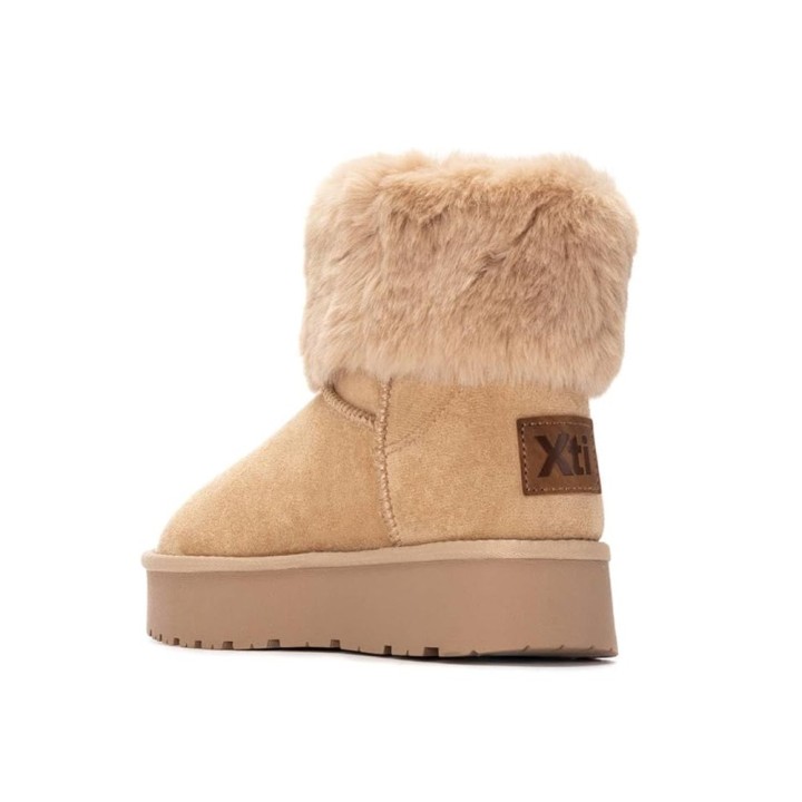 Botines Planos Mujer Xti 144719 Beig