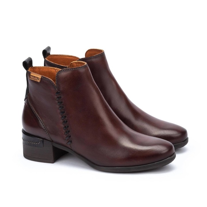 Botines de tacón Mujer Pikolinos W6w-8950 Marron