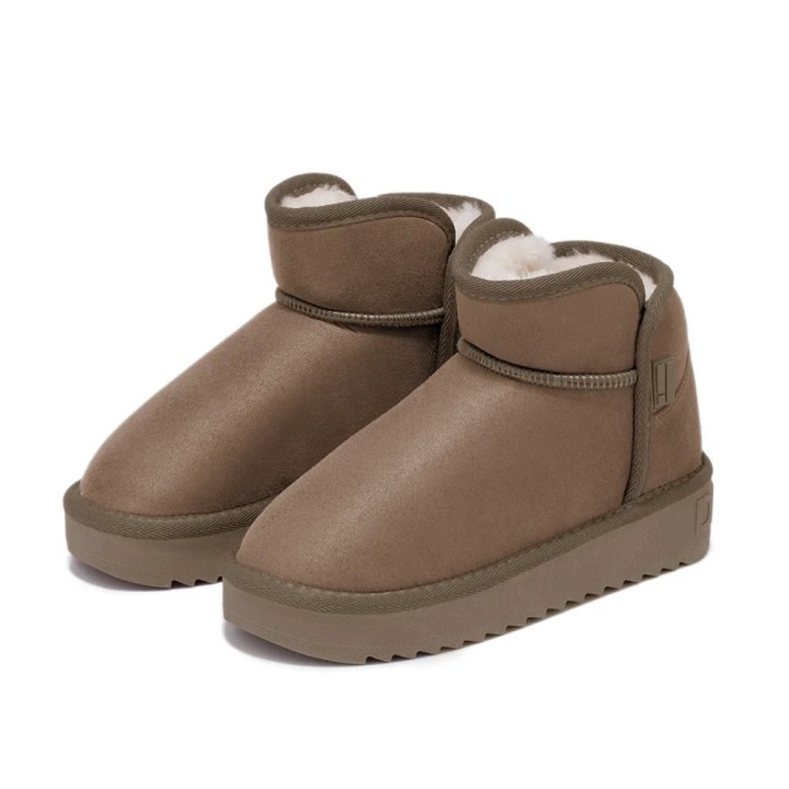 Botines Planos Mujer D.franklin Dfsh370021 Taupe