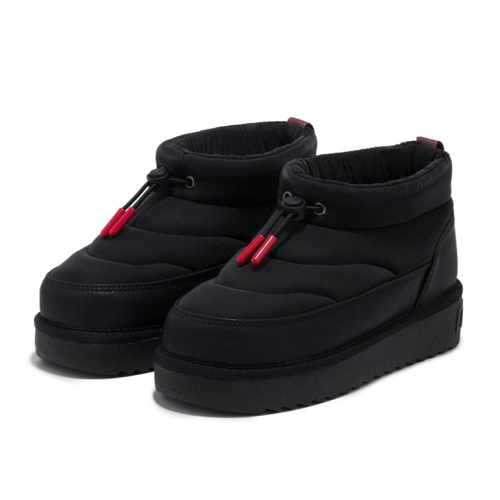Botines Planos Mujer D.franklin Dfsh370016 Negro