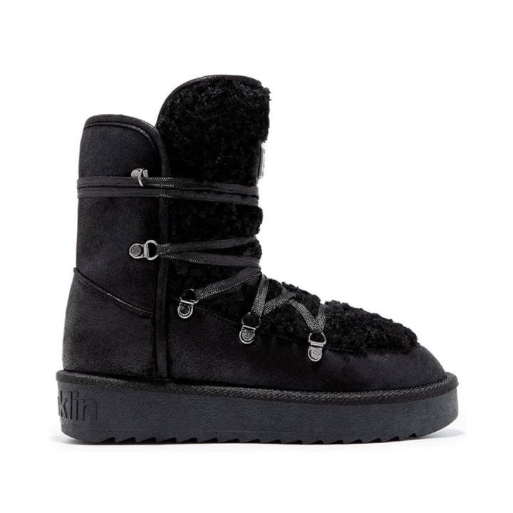 Botines Planos Mujer D.franklin Dfsh370004 Negro