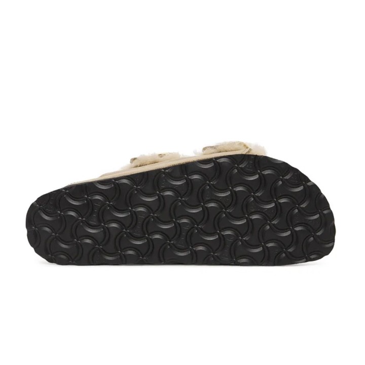 Sandalias Planas Mujer Birkenstock Arizona Shearlg Marron