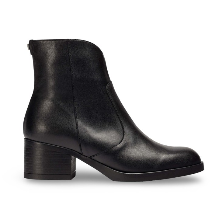 Botines de tacón Mujer Wonders 6253 Negro