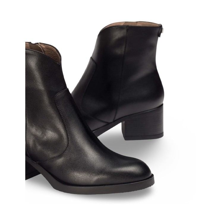 Botines de tacón Mujer Wonders 6253 Negro