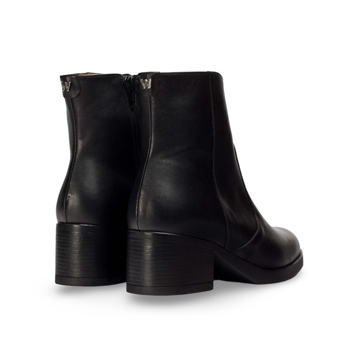 Botines de tacón Mujer Wonders 6253 Negro