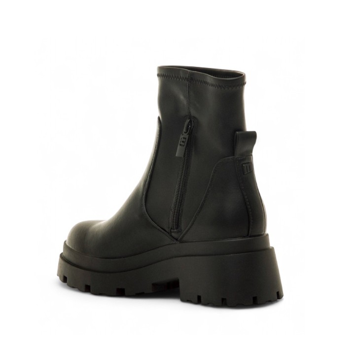 Botines Planos Mujer Mustang 54579 Negro