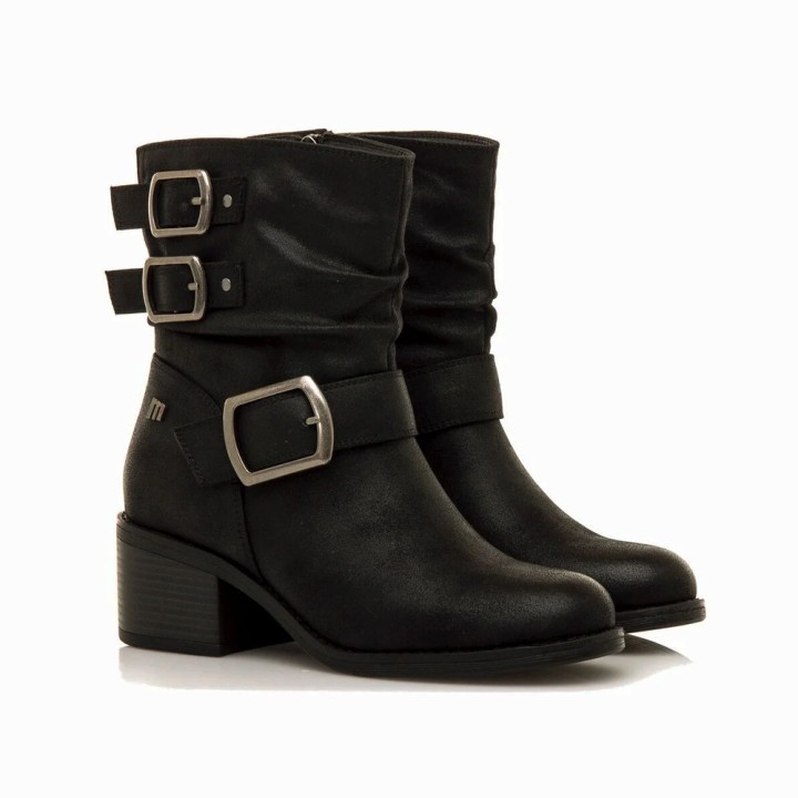 Botines de tacón Mujer Mustang 54664 Negro