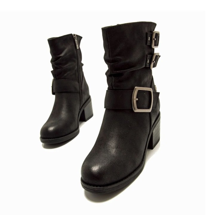 Botines de tacón Mujer Mustang 54664 Negro