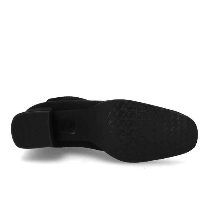 Botines de tacón Mujer Miss Elastic 78330 Negro