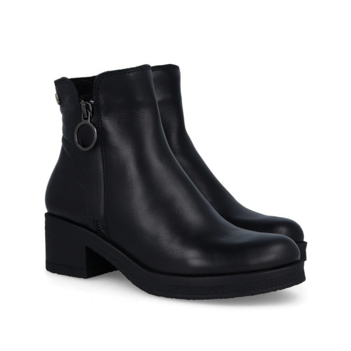 Botines de tacón Mujer Porronet 4732 Negro