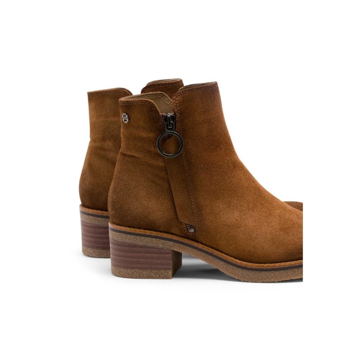 Botines de tacón Mujer Porronet 4733 Cuero