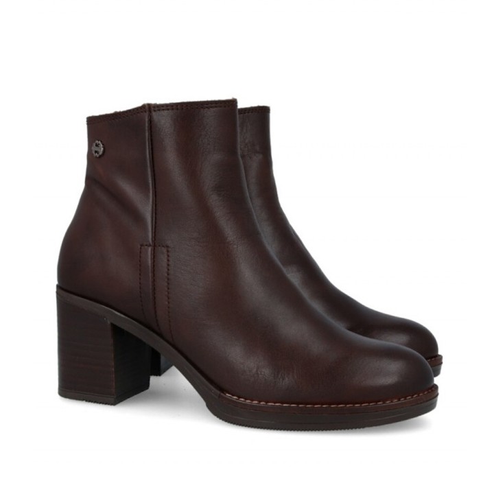 Botines de tacón Mujer Porronet 4780 Moka